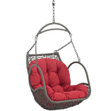 Auster Outdoor Patio Swing Chair Without Stand in Red