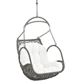 Auster Outdoor Patio Swing Chair Without Stand in White