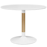 Leksand Round Dining Table in White