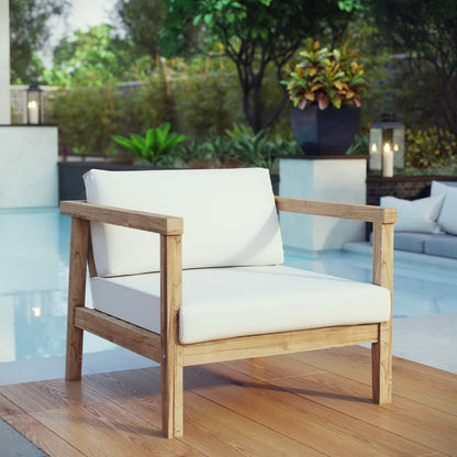 Bayport Outdoor Patio Teak Armchair by Furniture For America