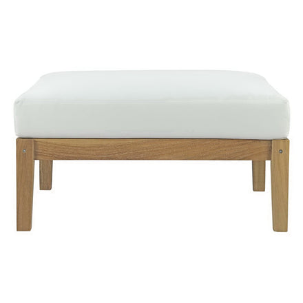 Bayport 6 Piece Outdoor Patio Teak Set in Natural White