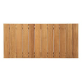 Fable Outdoor Patio Teak Coffee Table in Natural