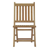 Cove Outdoor Patio Teak Folding Chair in Natural