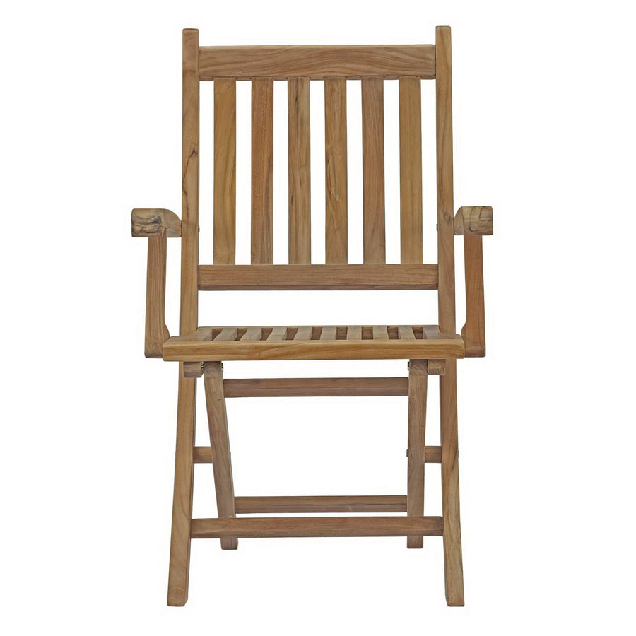 Cove Outdoor Patio Teak Folding Chair in Natural