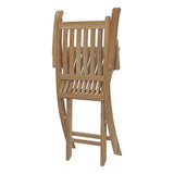 Cove Outdoor Patio Teak Folding Chair in Natural