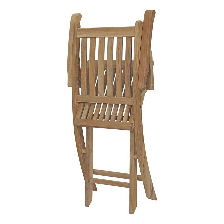 Cove Outdoor Patio Teak Folding Chair in Natural