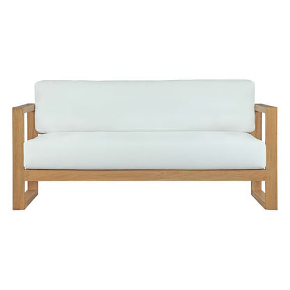 Upland Outdoor Patio Teak Sofa by Furniture For America