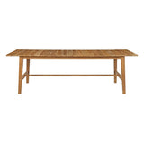Kit Outdoor Patio Teak Dining Table in Natural