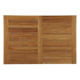 Cove 60" Outdoor Patio Teak Dining Table in Natural