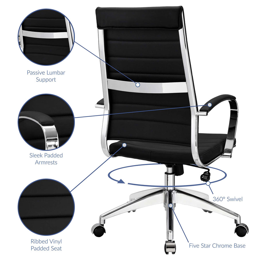 Vanilla Highback Office Chair in Black