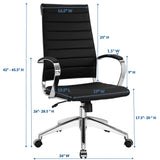 Vanilla Highback Office Chair in Black