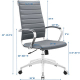 Vanilla Highback Office Chair in Gray