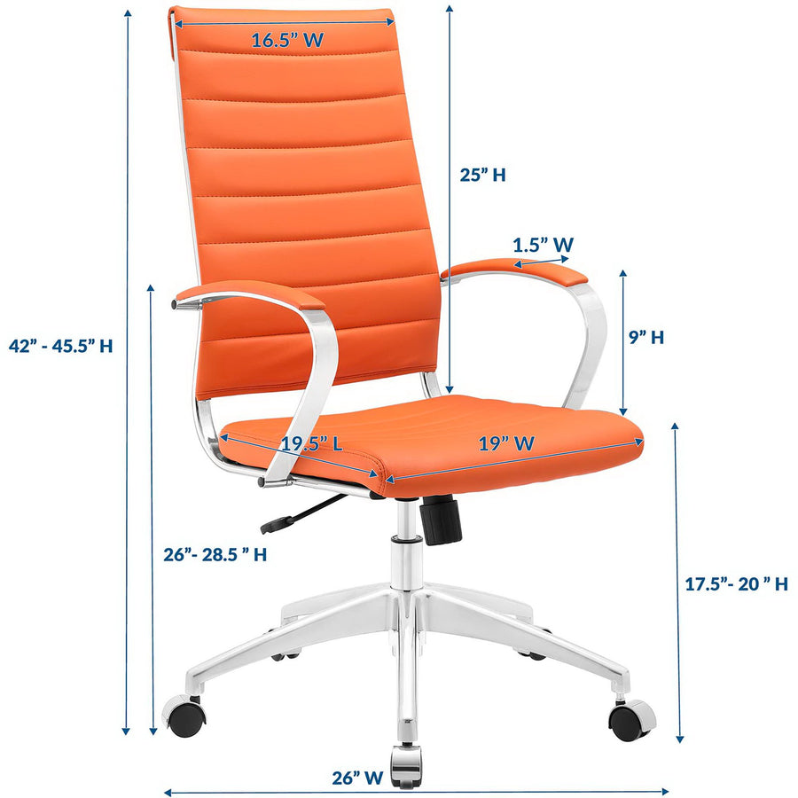 Vanilla Highback Office Chair in Orange