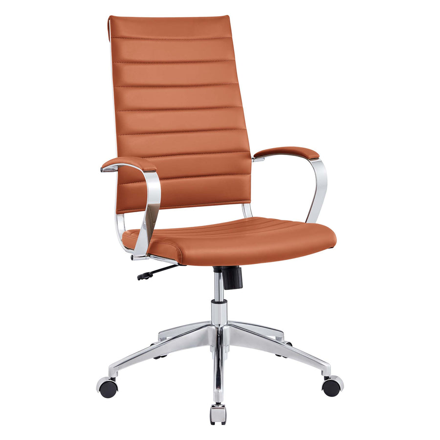 Vanilla Highback Office Chair in Terracotta