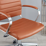 Vanilla Highback Office Chair in Terracotta