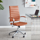 Vanilla Highback Office Chair in Terracotta