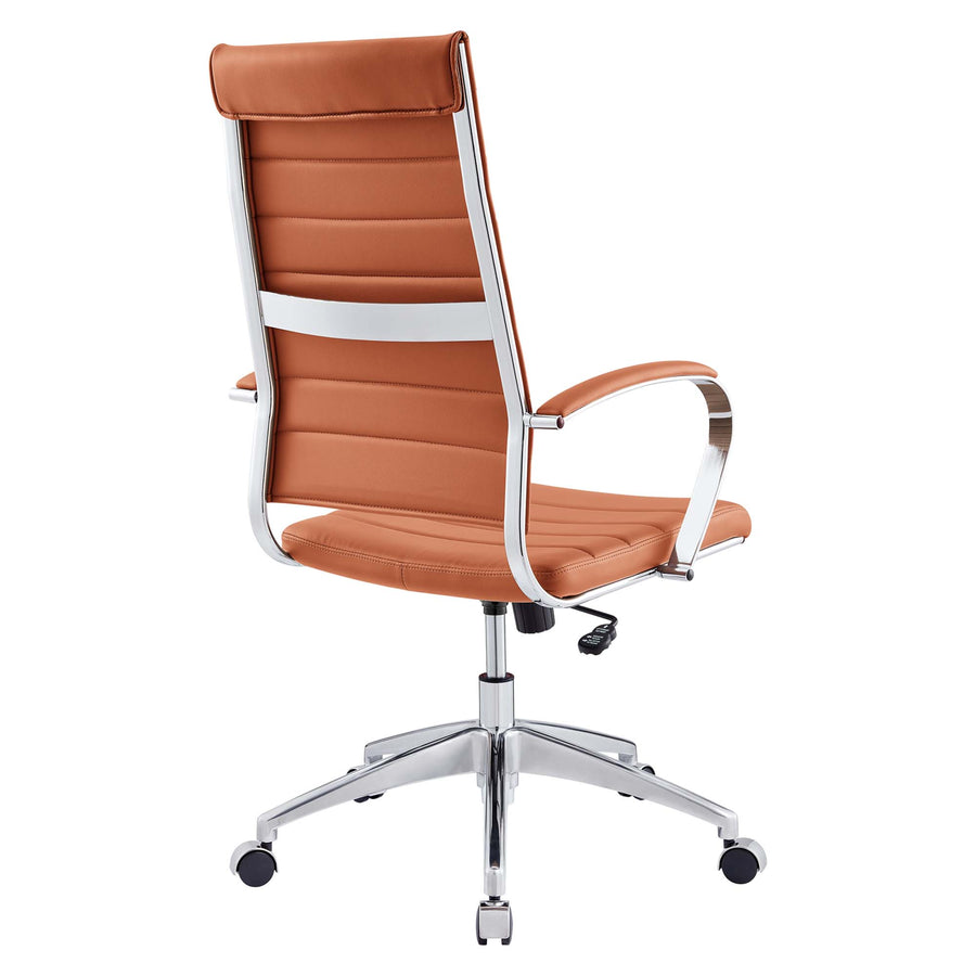 Vanilla Highback Office Chair in Terracotta