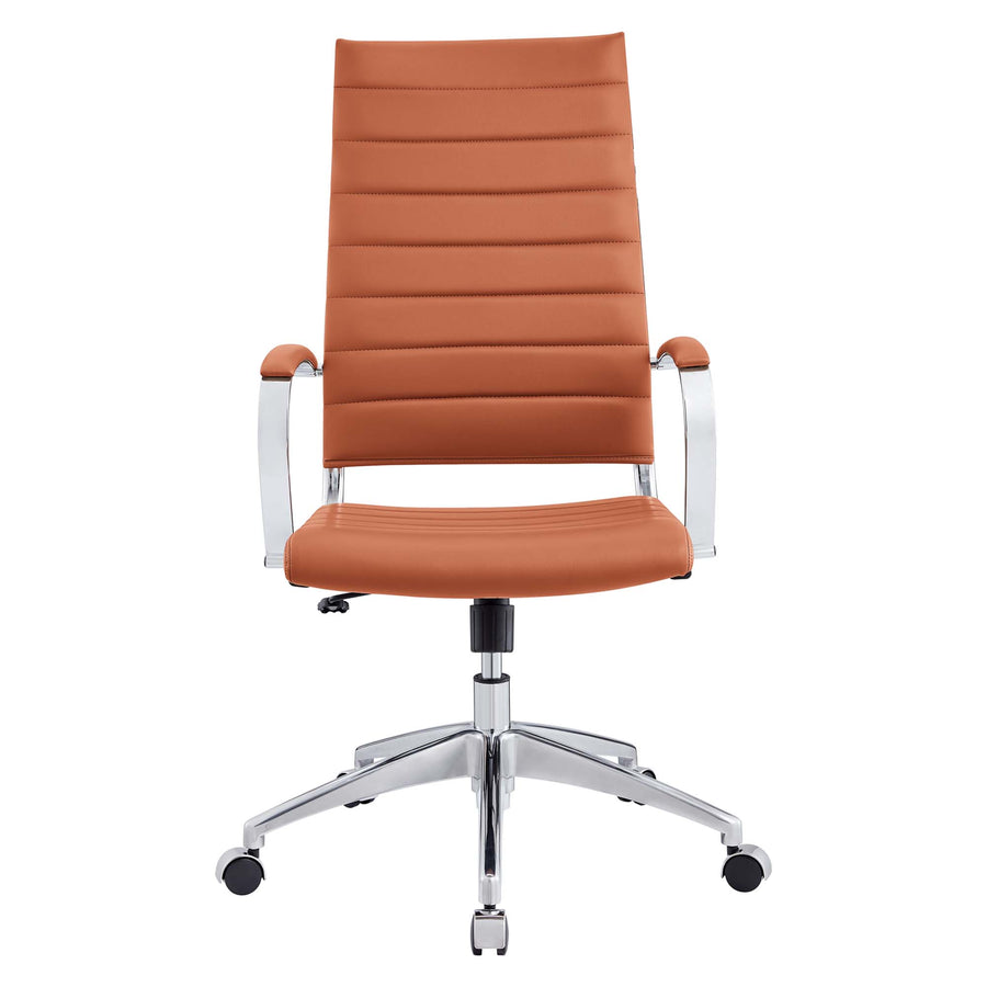 Vanilla Highback Office Chair in Terracotta