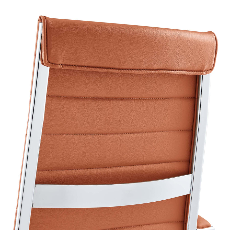 Vanilla Highback Office Chair in Terracotta