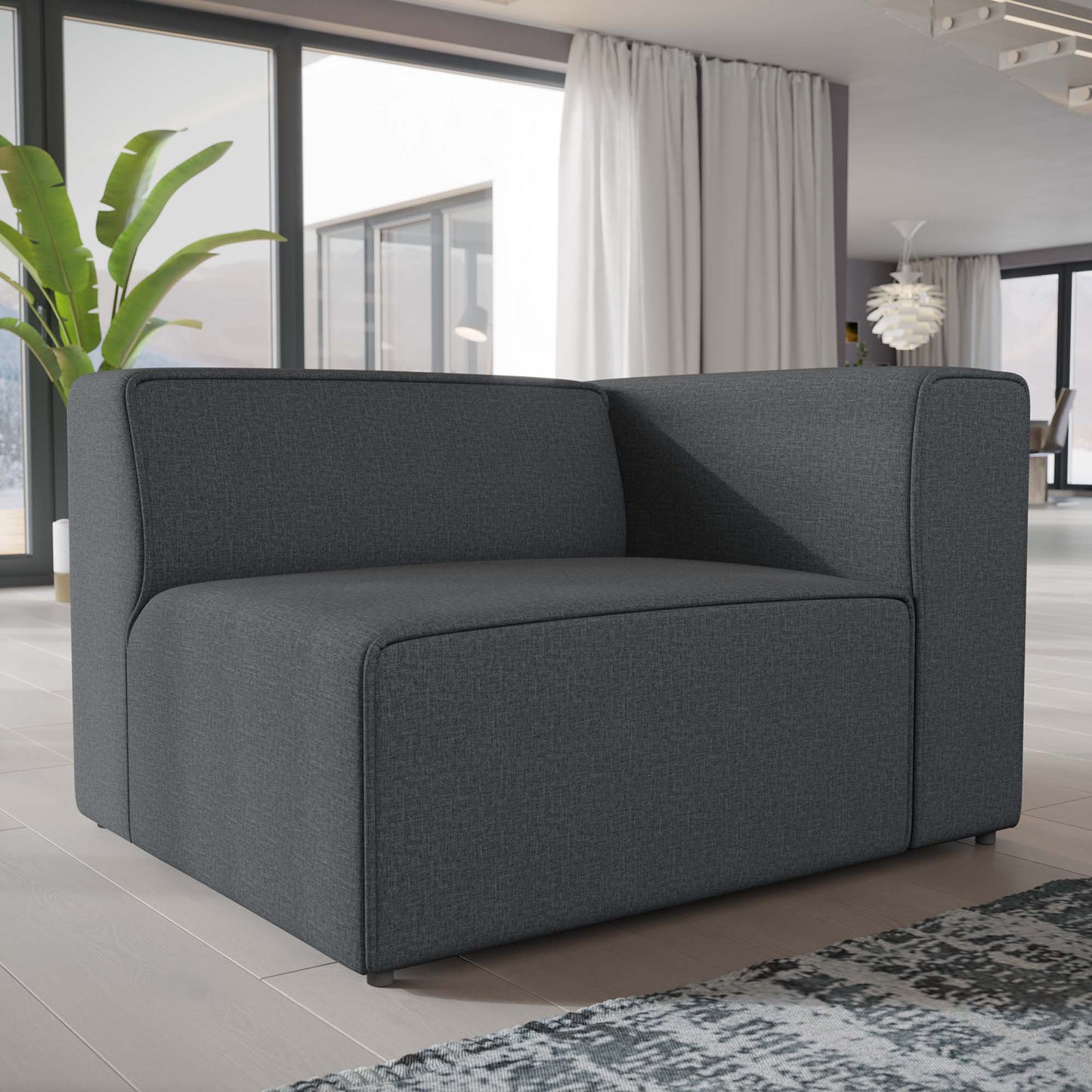 Mingle Fabric Right-Facing Sofa by Furniture for America