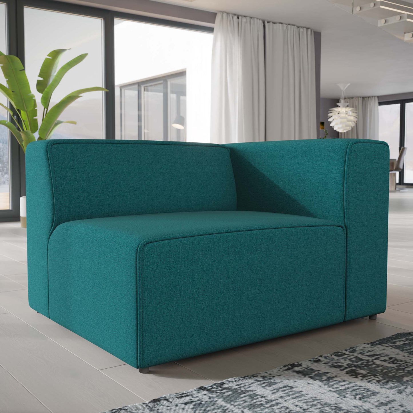 Mingle Fabric Right-Facing Sofa by Furniture for America
