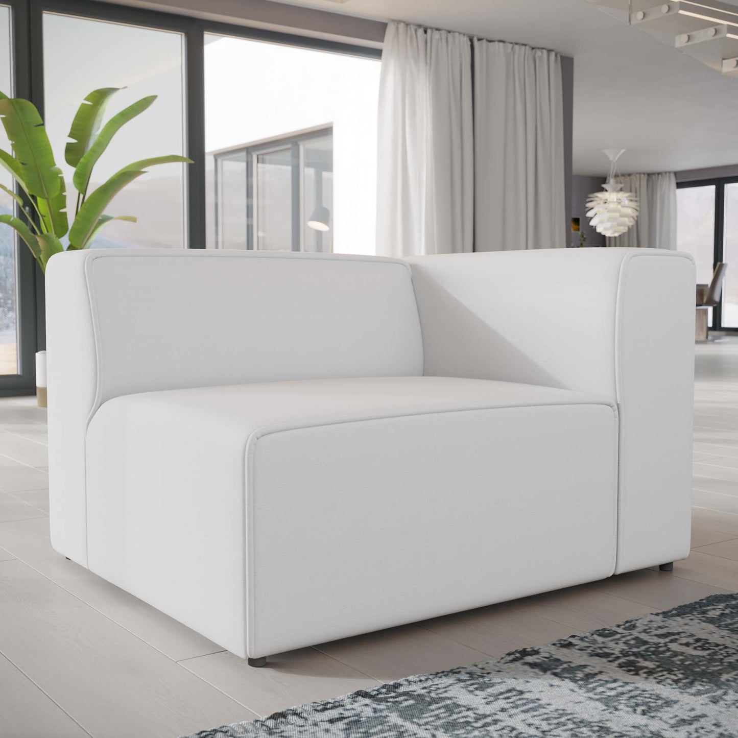 Mingle Fabric Right-Facing Sofa by Furniture for America