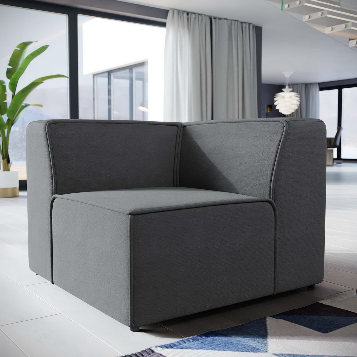 Mingle Corner Sofa by Furniture for America