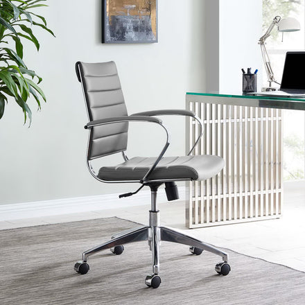 Jive Mid Back Office Chair in Gray
