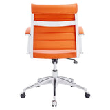 Vanilla Mid Back Office Chair in Orange