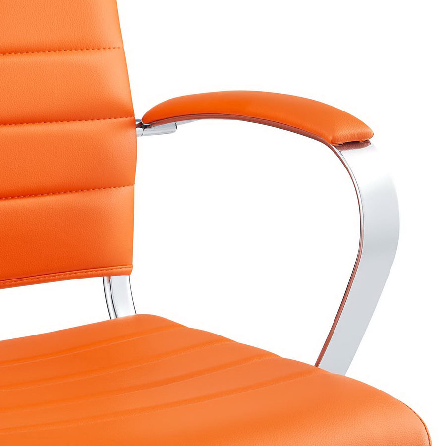 Vanilla Mid Back Office Chair in Orange