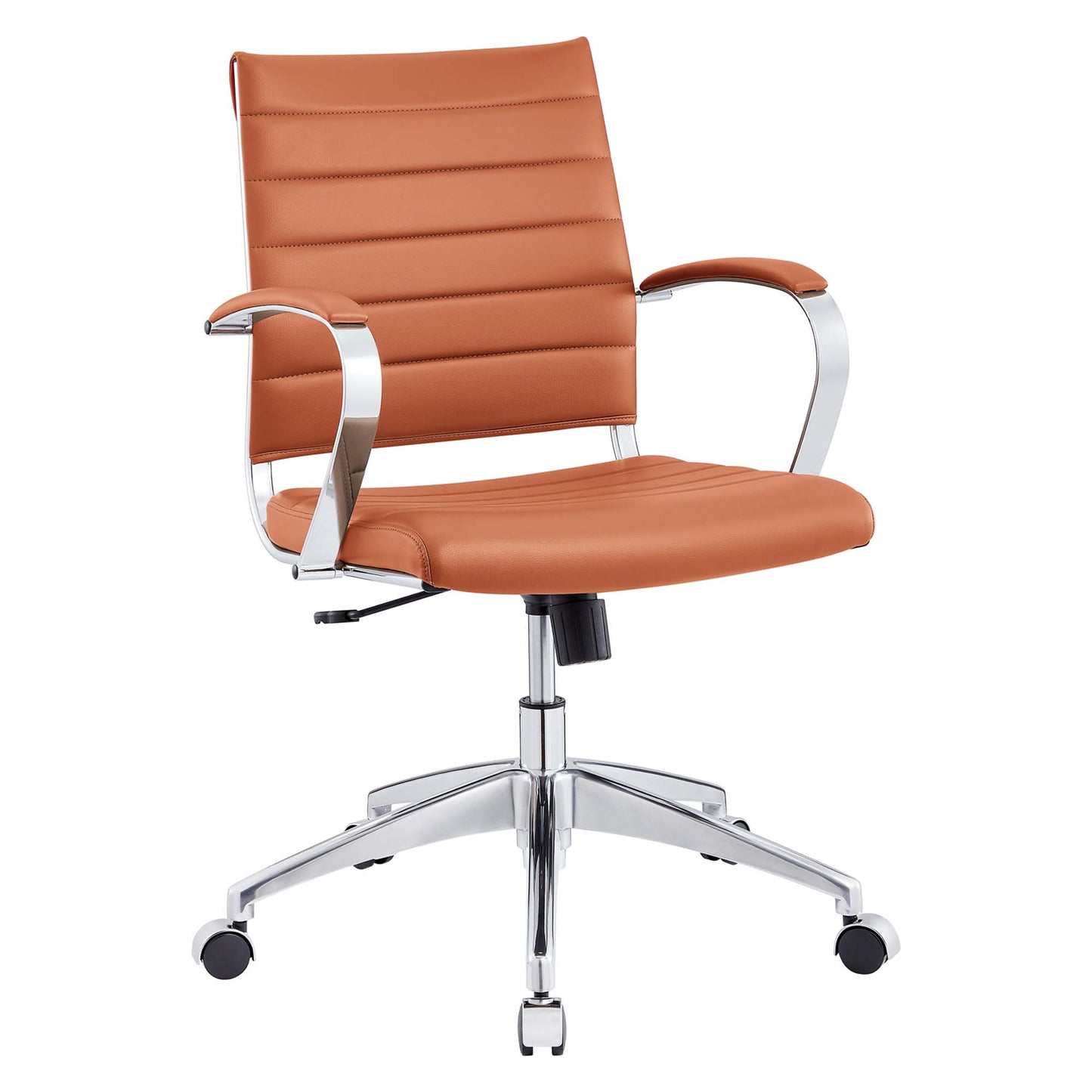 Vanilla Mid Back Office Chair in Terracotta