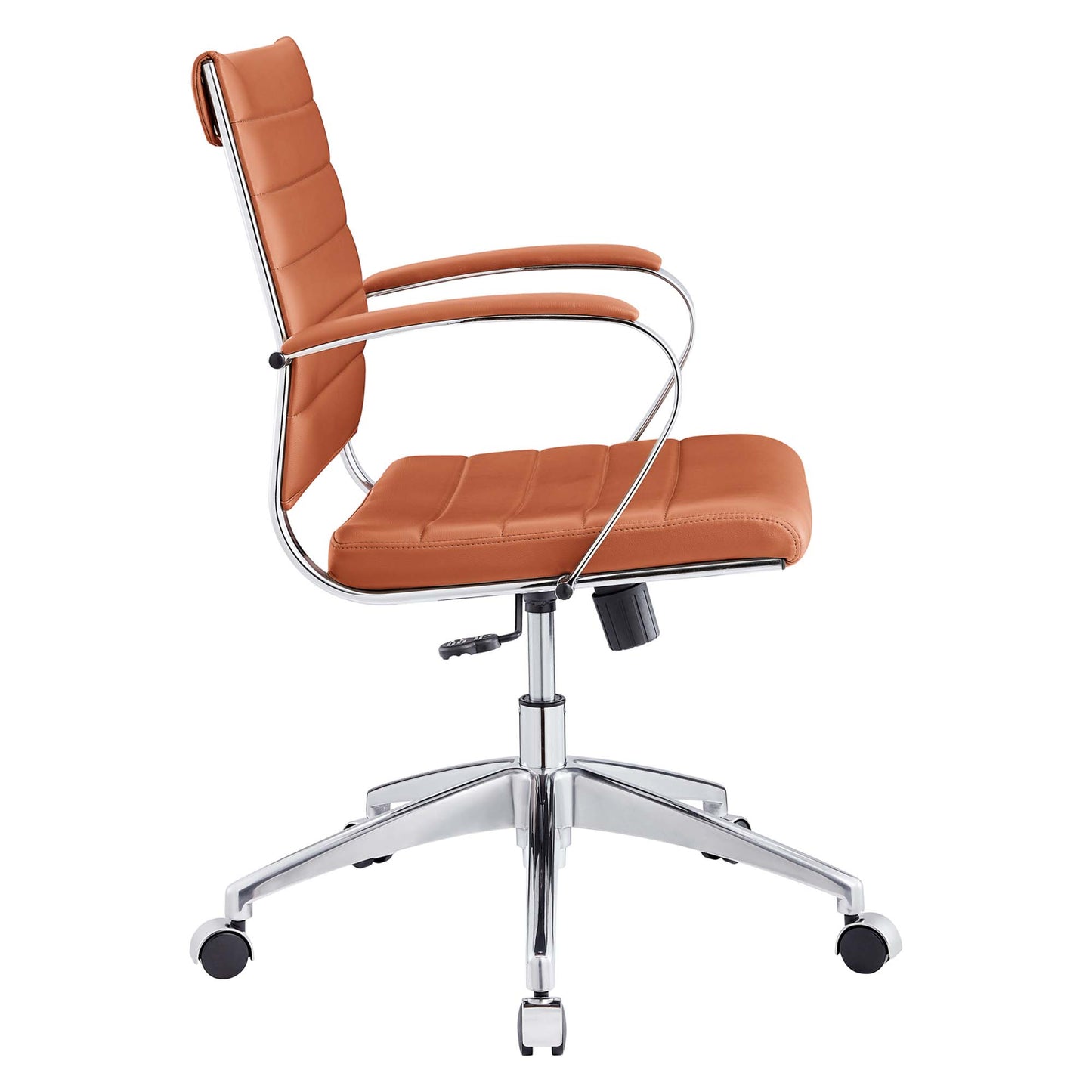 Vanilla Mid Back Office Chair in Terracotta