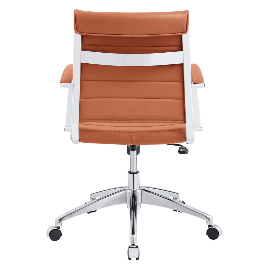 Vanilla Mid Back Office Chair in Terracotta