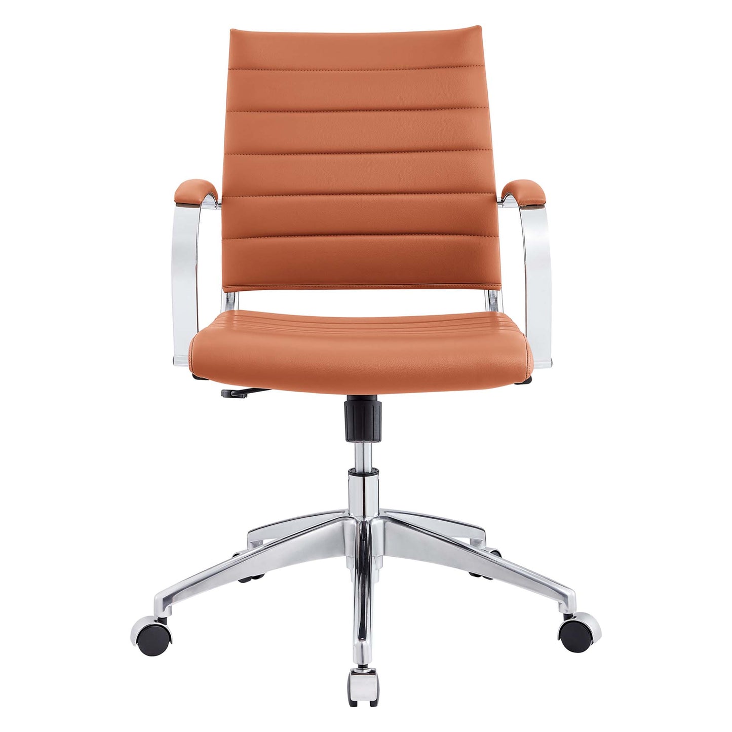 Vanilla Mid Back Office Chair in Terracotta