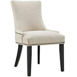 Vista Fabric Dining Side Chair Set of 2 in Beige