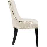 Vista Fabric Dining Side Chair Set of 2 in Beige