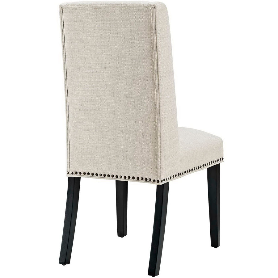 Lyra Fabric Dining Chair Set of 2 in Beige