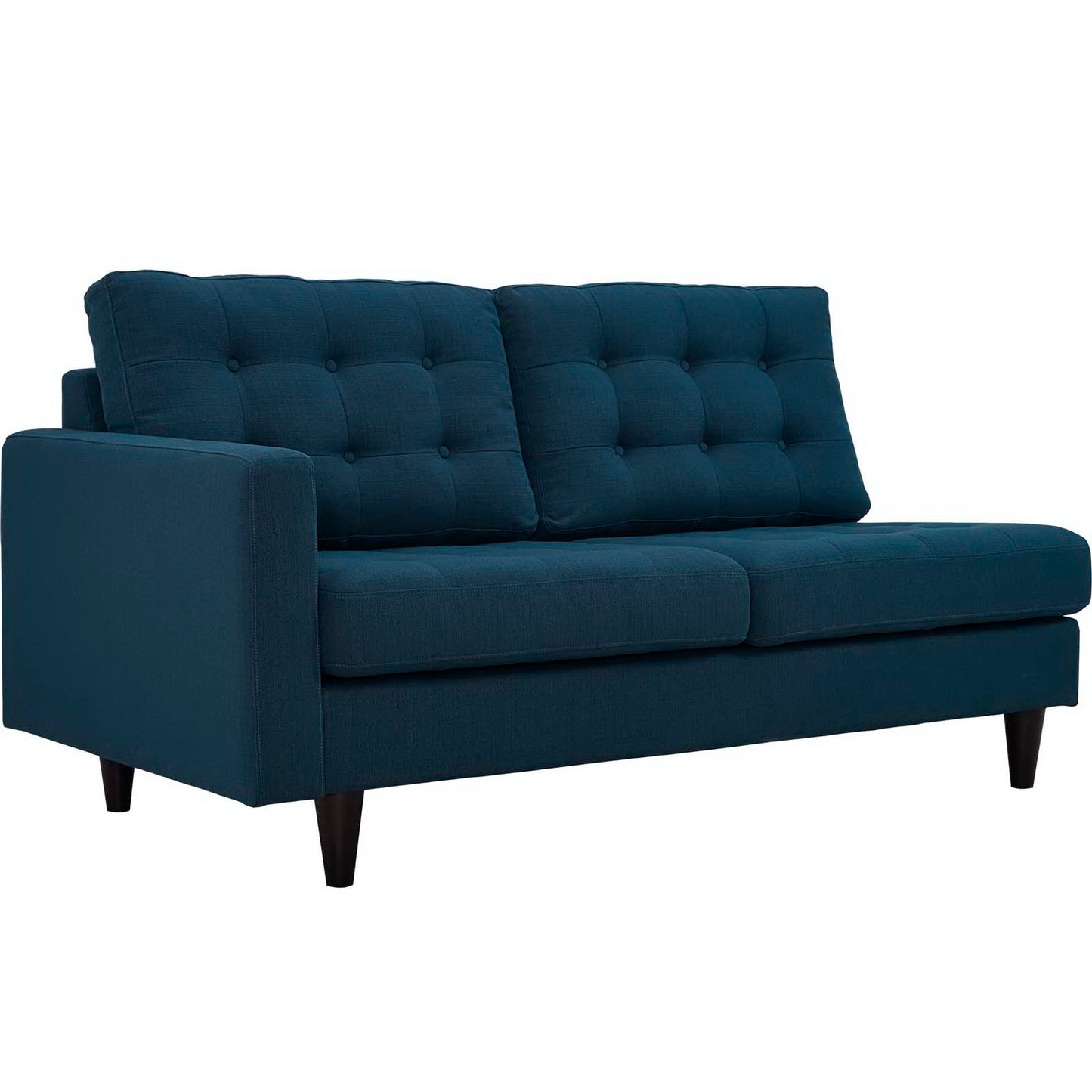 Empress 2 Piece Upholstered Fabric Right Facing Bumper Sectional by Furniture for America