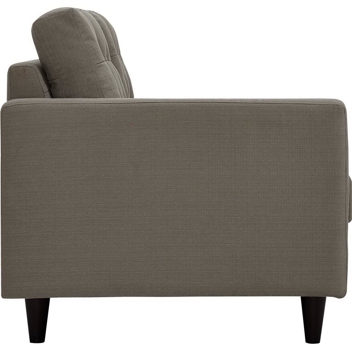 Empress 2 Piece Upholstered Fabric Right Facing Bumper Sectional by Furniture for America