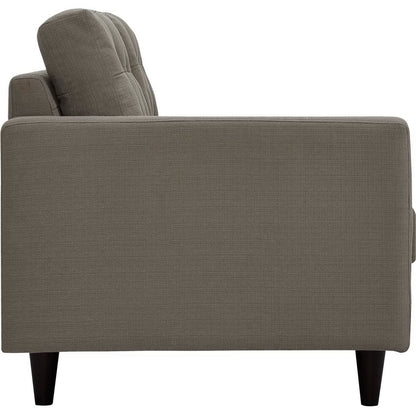 Empress 2 Piece Upholstered Fabric Right Facing Bumper Sectional by Furniture for America