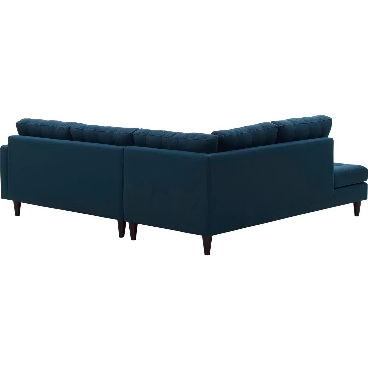 Empress 2 Piece Upholstered Fabric Left Facing Bumper Sectional by Furniture for America