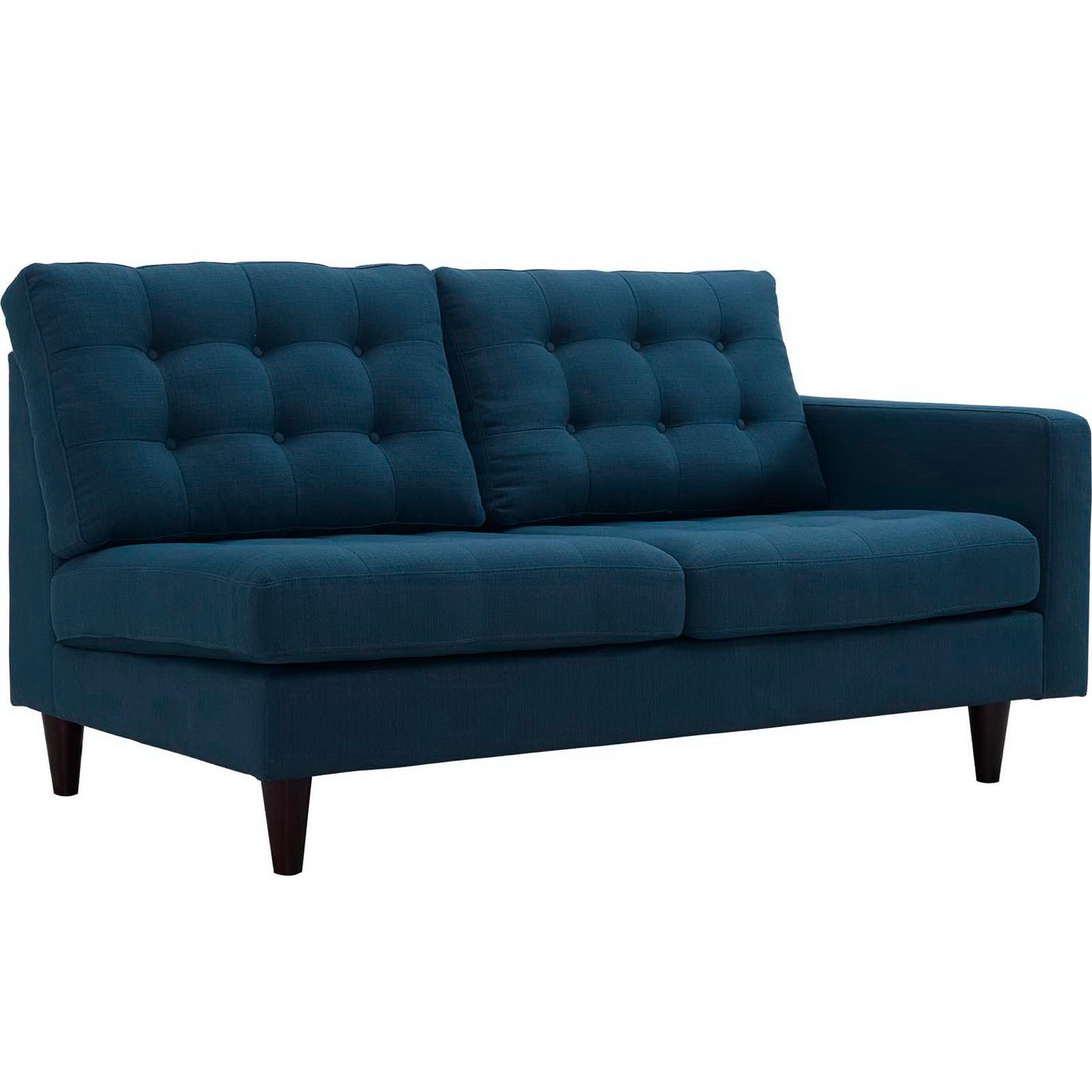 Empress 2 Piece Upholstered Fabric Left Facing Bumper Sectional by Furniture for America
