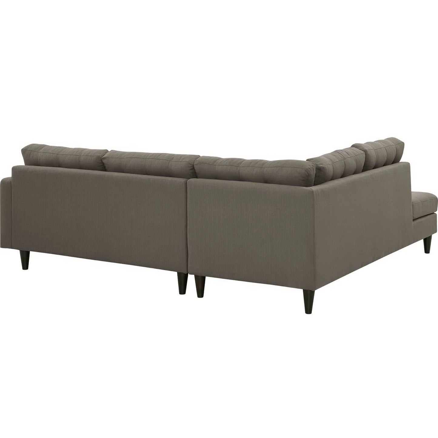 Empress 2 Piece Upholstered Fabric Left Facing Bumper Sectional by Furniture for America