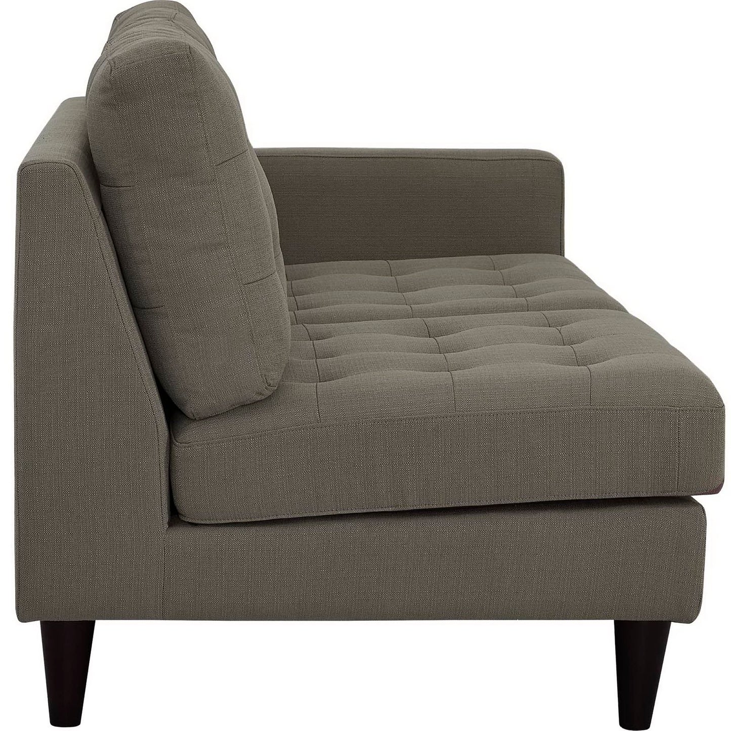Empress 2 Piece Upholstered Fabric Left Facing Bumper Sectional by Furniture for America