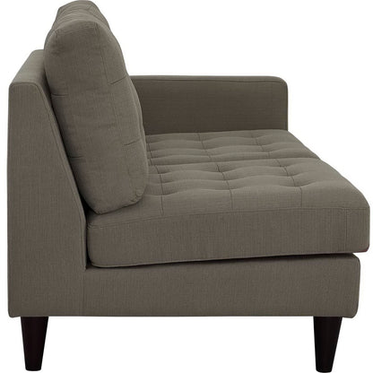 Empress 2 Piece Upholstered Fabric Left Facing Bumper Sectional by Furniture for America