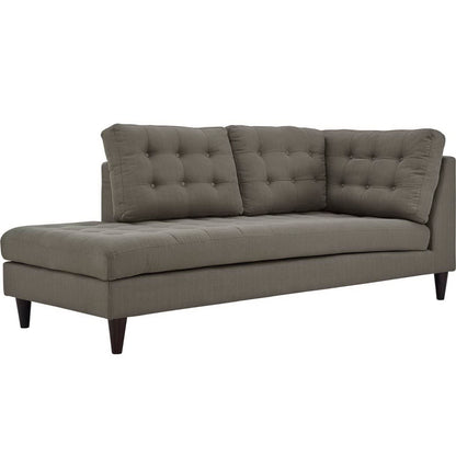 Empress 2 Piece Upholstered Fabric Left Facing Bumper Sectional by Furniture for America