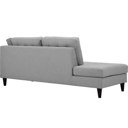 Empress 2 Piece Upholstered Fabric Left Facing Bumper Sectional by Furniture for America