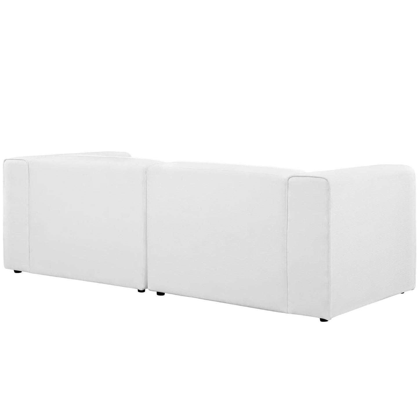 Mingle 2 Piece Upholstered Fabric Sectional Sofa Set by Furniture for America