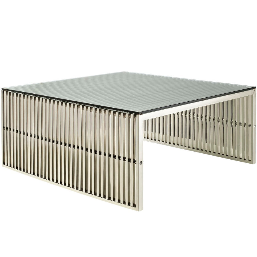 Fenn Coffee Table in Silver