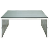 Fenn Coffee Table in Silver